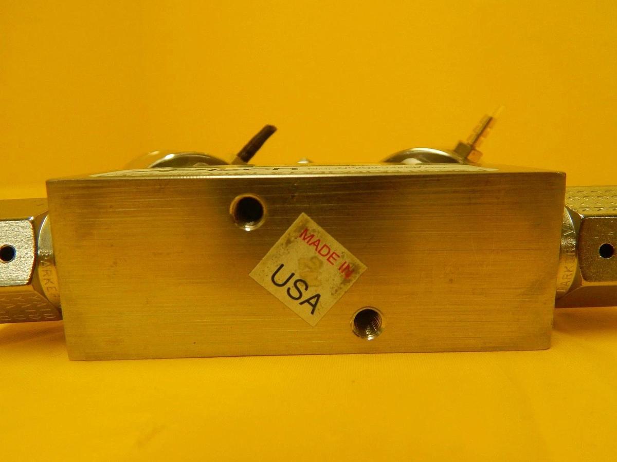 Used APTech AP3550S DUAL V FV4FV4FV4 HPS/2 3-Way Pneumatic Valve Used Working