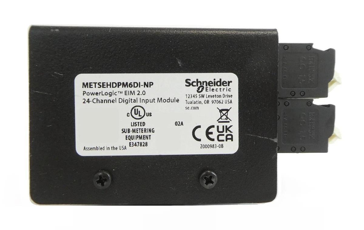 Used Schneider Electric PowerLogic EIM 2.0 24-Channel Digital Input Module Working