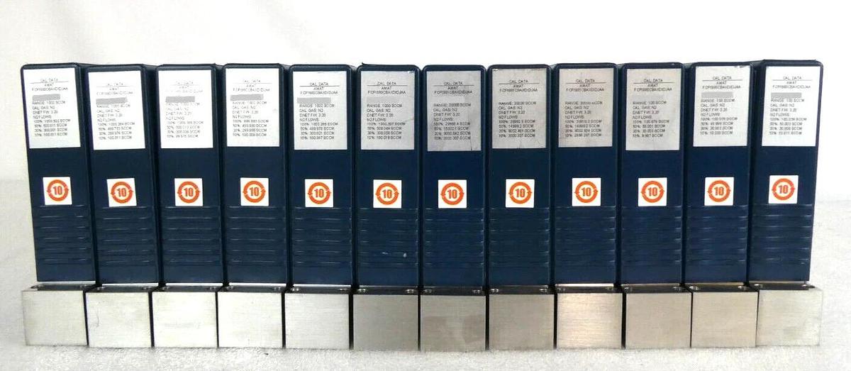 Used Aera PI-98 Mass Flow Controller MFC AMAT 0190-34214 0190-34217 Lot of 12 Working