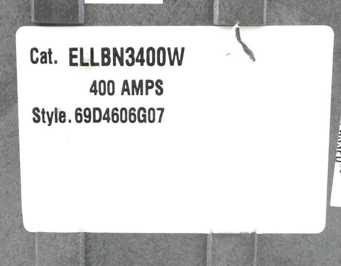 Used Eaton LGE3630NN 3 Pole Industrial Circuit Breaker L630E ELLBN3400W Working
