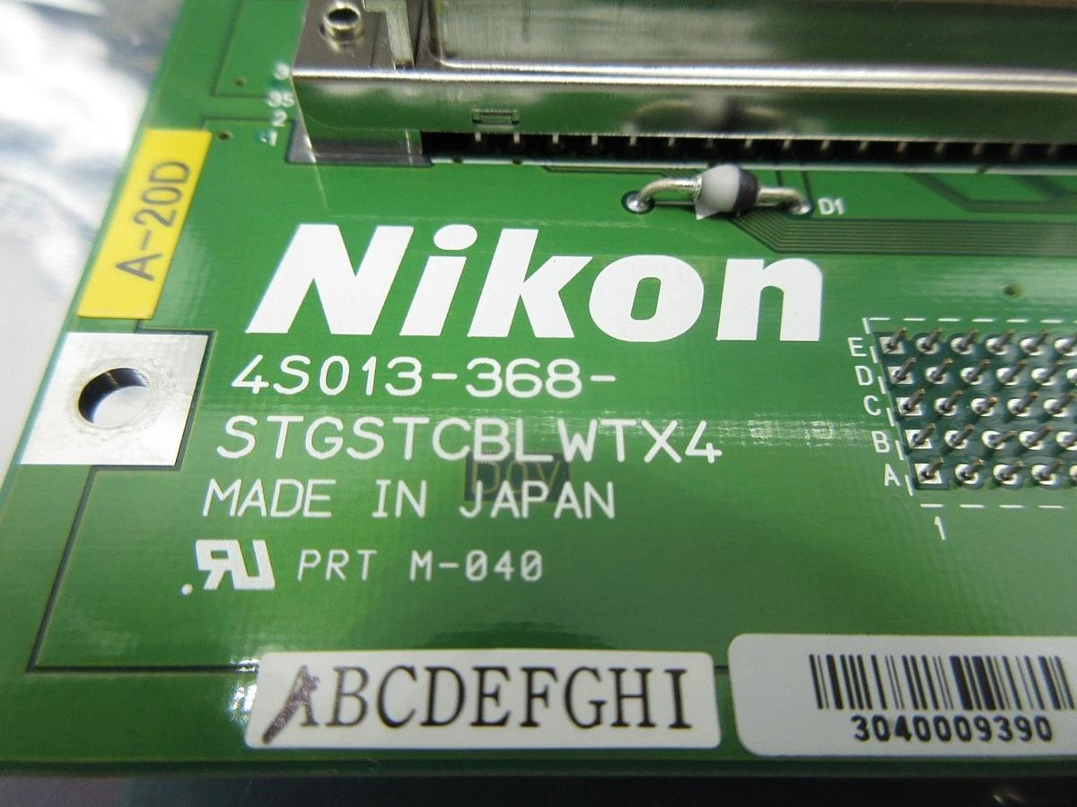 Used Nikon 4S013-368 Backplane Interface Board PCB STGSTCBLWTX4 NSR System Used