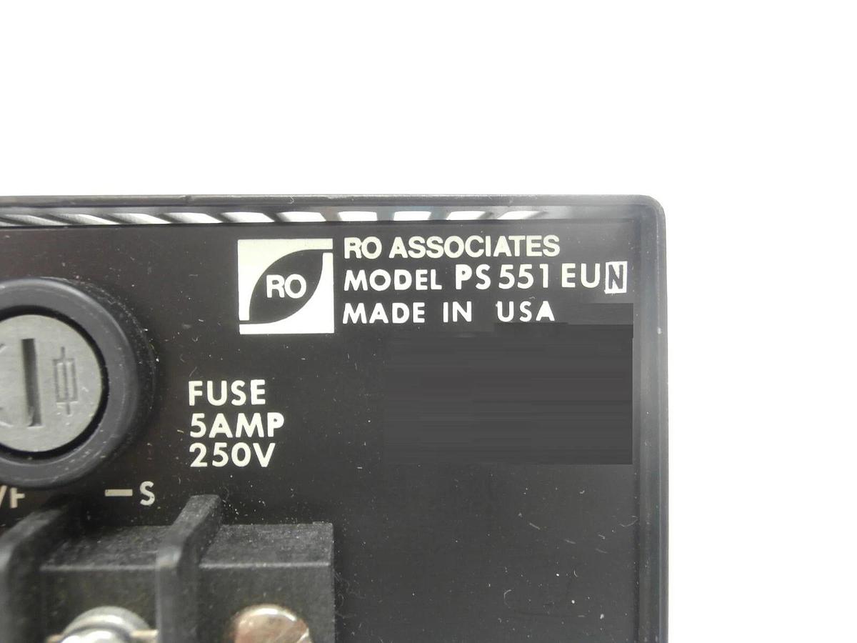 Used RO Associates PS 551 EUN Power Supply Novellus 27-00066-00 Concept One Working