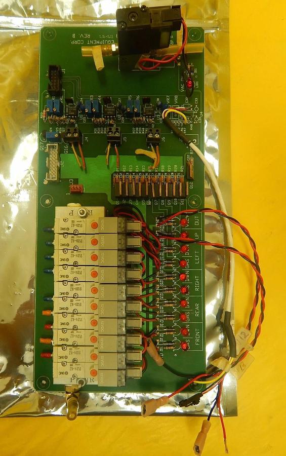 Used Semiconductor Equipment Corp 4496-023 Pneumatic Manifold PCB 410 Bonder Used