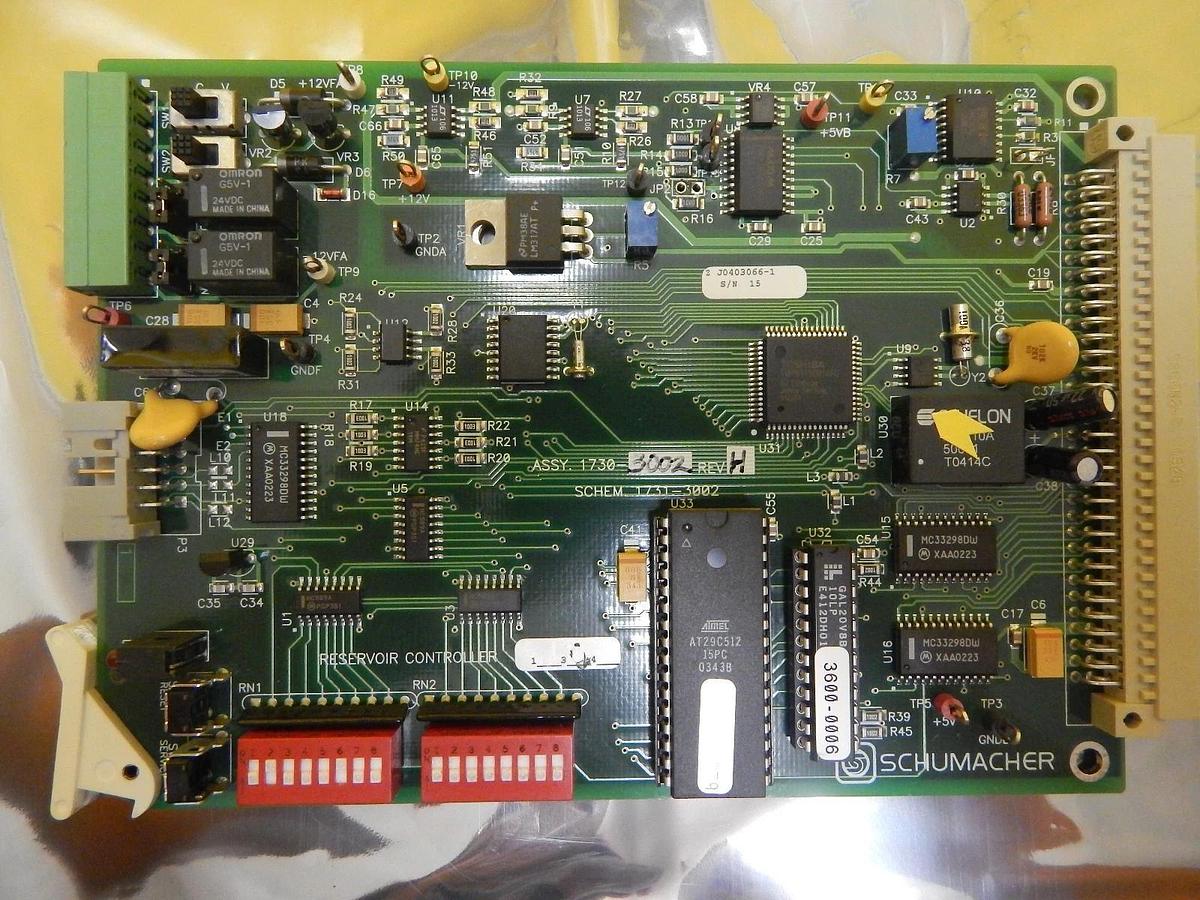 Used Schumacher 1730-3002 Reservoir Controller PCB Card J0403066-1 Used Working