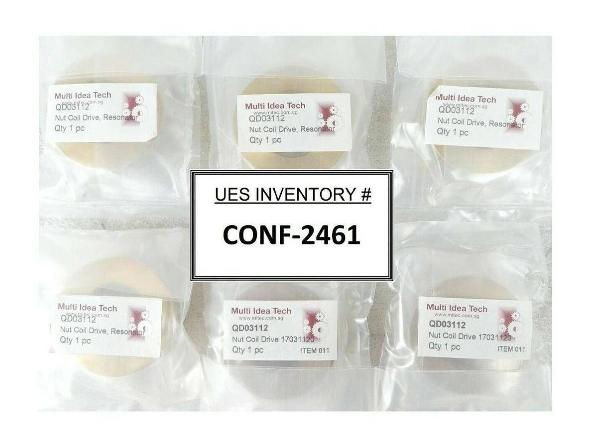 Multi Idea Tech QD03112 HE/VHE Resonator Drive Coil Nut Reseller Lot of 6 New
