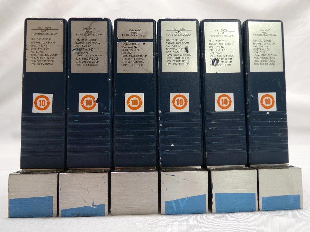 Used Aera PI-98 Mass Flow Controller MFC AMAT 0190-34214 Reseller Lot of 11 Working