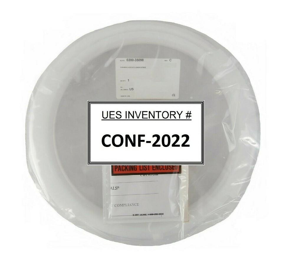 AMAT Applied Materials 0200-35098 Nitride Lower Quartz Chamber Liner New Surplus