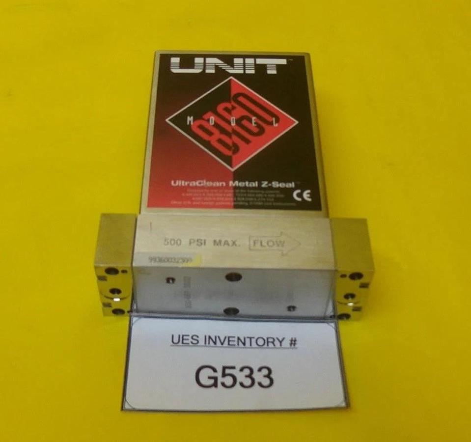 Used Unit Instruments 8160-102037 Mass Flow Controller MFC 1 SLM Ar UFC-8160 Used