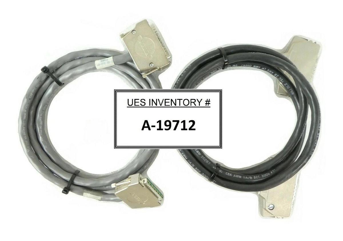 Used Equipe Technologies Prealigner Cable Set of 2 2-02-011-07 2-02-012-07 Working