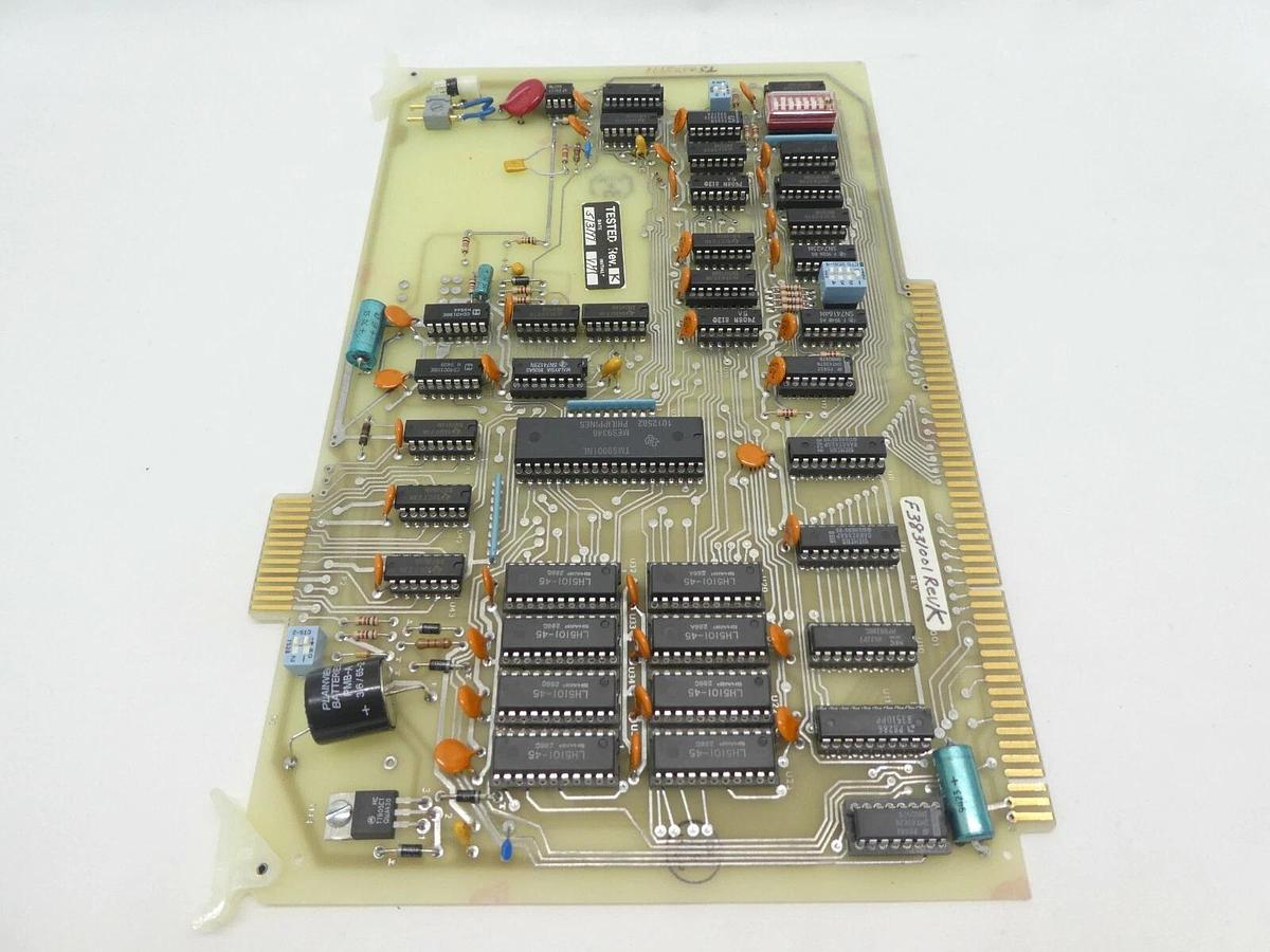 Used Varian Semiconductor VSEA F3831001 Power Fail/RTC PCB Card Rev. K Working Spare