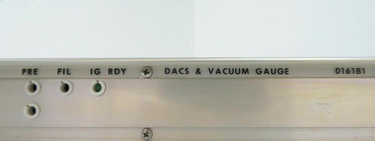 Used AB Sciex 016181 DACS & Vacuum Gauge PCB Card Biosystems API Spectrometer Working
