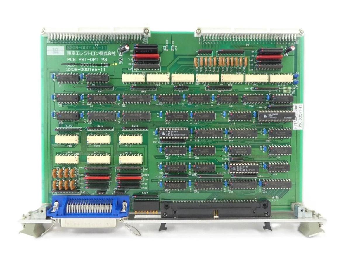 Used TEL Tokyo Electron 3286-002811-11 Hitachi 200 PCB Card PST-OPT 98 Working