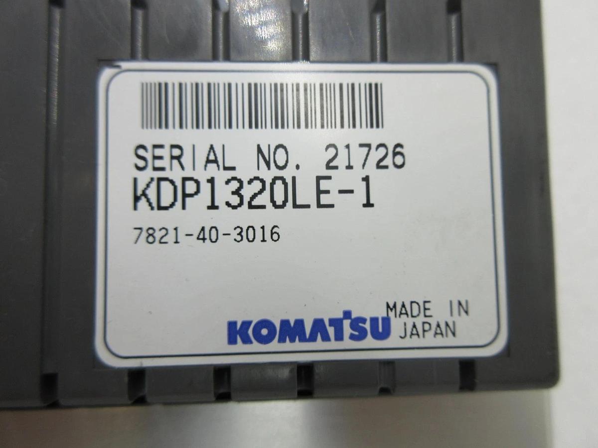 Used Komatsu KDP1320LE-1 Control Panel Assembly 7821-40-3016 Nikon NSR-S204B Working