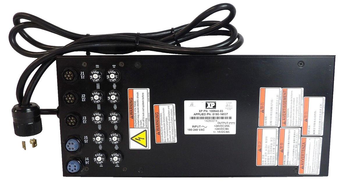 Used XP Power 100948-03 Power Supply AMAT Applied Materials 0190-16537 Working