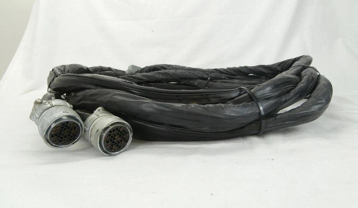 Used Seiko Seiki RK21092-02-1 TMP Dual Turbomolecular Pump Cable 26' 8M Turbo Working
