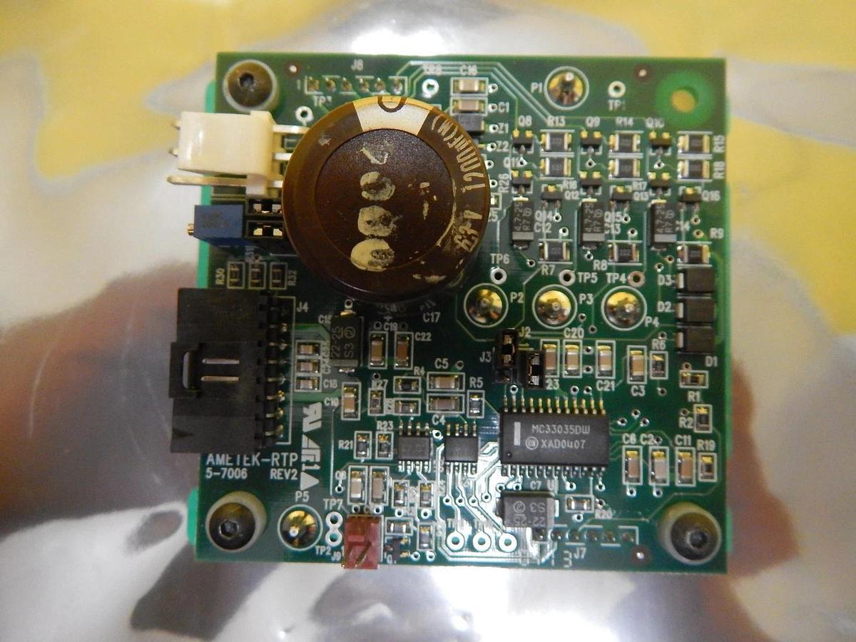 Used Ametek 5-7004 AMETEK-RTP Fan Control PCB Assembly 5-7006 Used Working