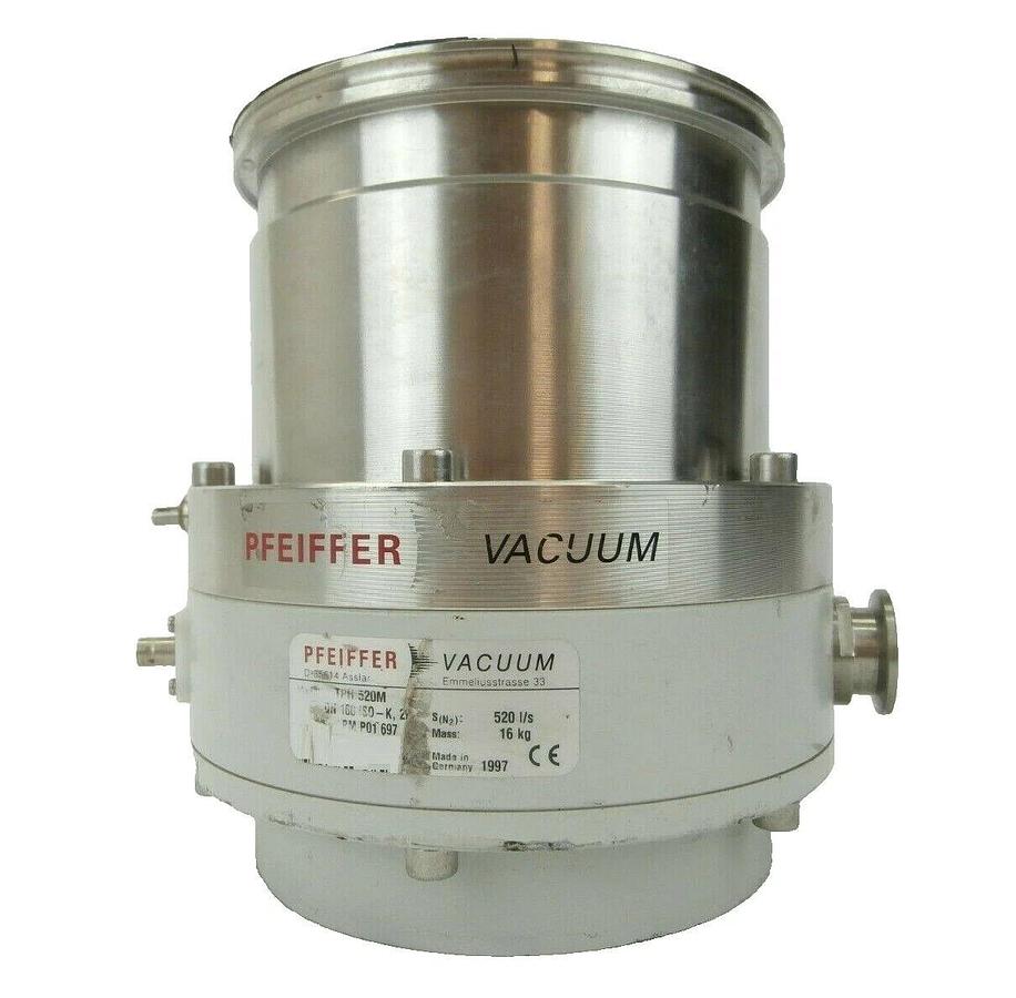 Used TPH 520M Pfeiffer Vacuum PM P01 697 Turbomolecular Pump Turbo Working Surplus