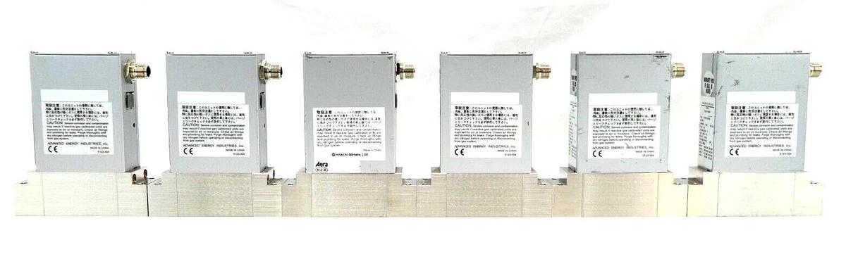 Used Aera FC-DN780CBA Mass Flow Controller MFC 600 SCCM 400 SCCM He Lot of 11 Working
