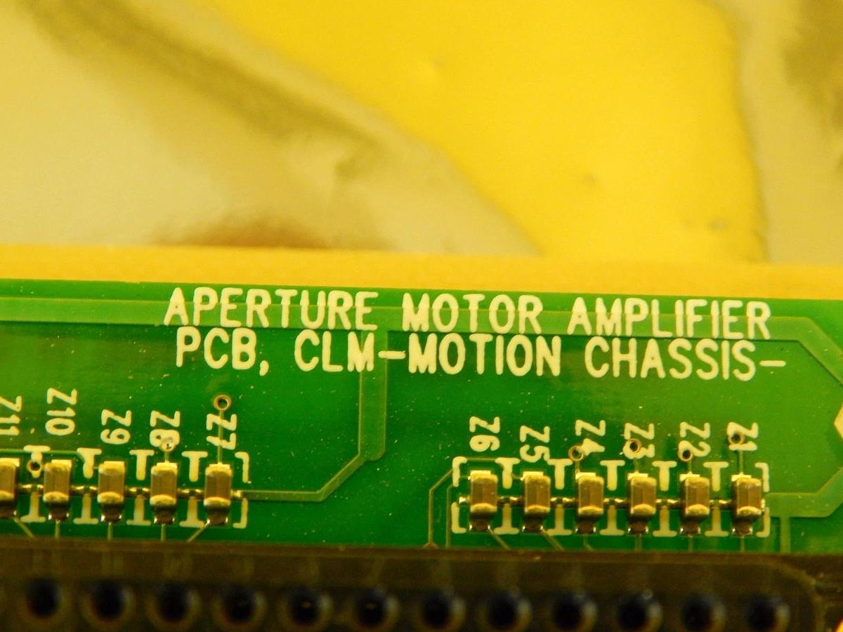 Used FEI Company 150-002620 Aperture Motor Amplifier CLM-Motion Chassis PCB Working