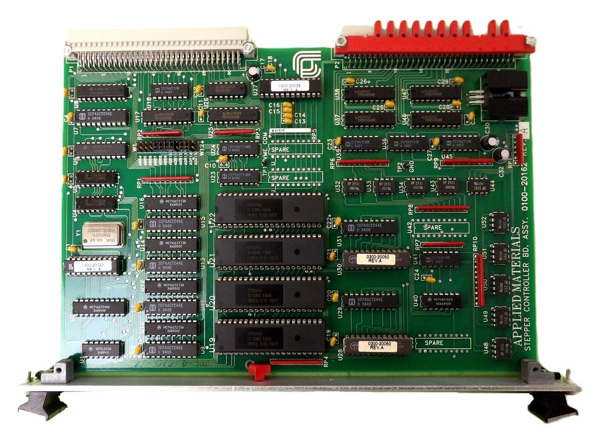 Used AMAT Applied Materials 0100-20162 Stepper Controller PCB Card Working Surplus
