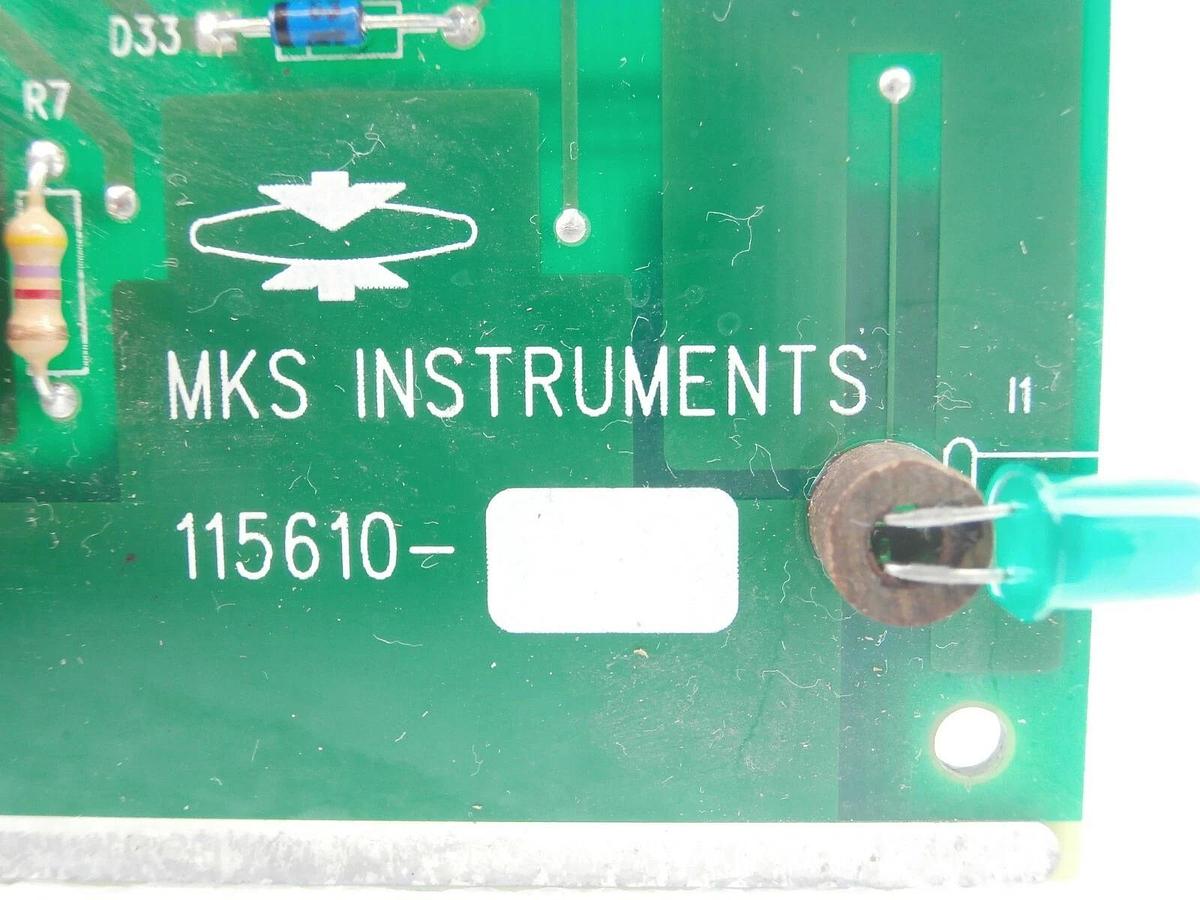 Used MKS Instruments 115610 Main Board PCB 115609-D 152H-P0 Type 152 Working Spare