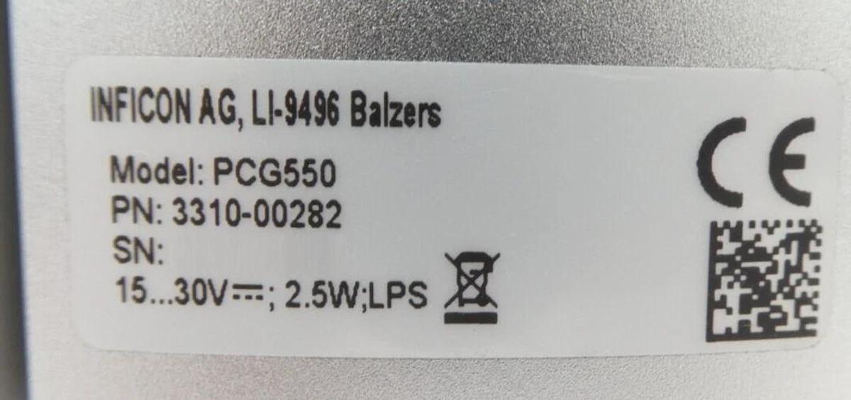 Used Inficon PCG550 Pirani Capacitance Gauge 3PC1-00D-0101 Lot of 7 Working