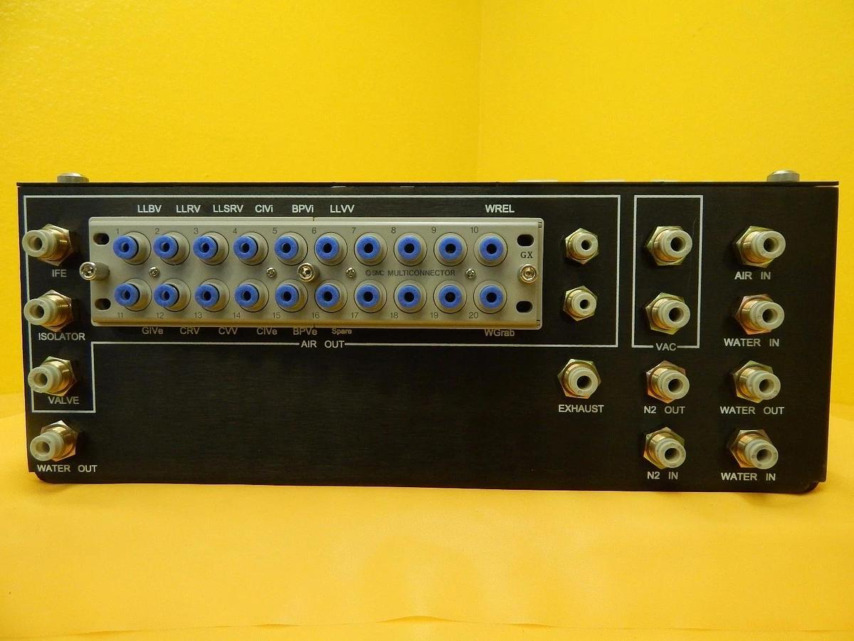 Used FEI Company Facilities Panel Pneumatic and Water Assembly CLM-3D Working