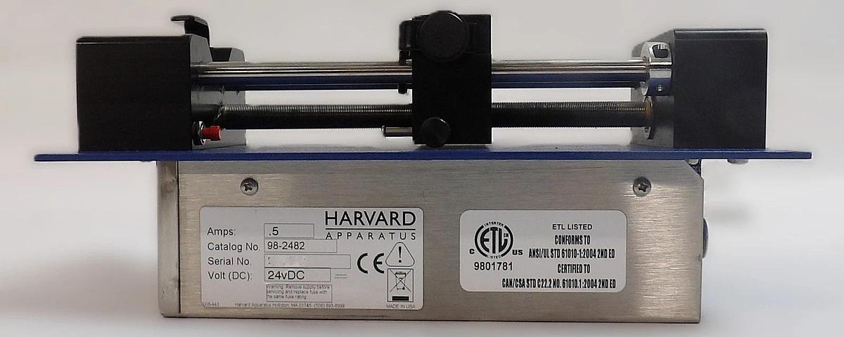 Used Harvard Apparatus 98-2482 Spectrometer Syringe Pump Lot of 2 Working