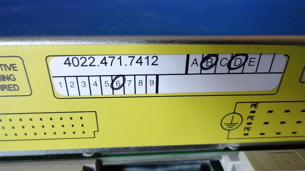 Used Prodrive 4022.471.7412 PADC 100/16 Amplifier 6001-0303-5701 ASML Used Working