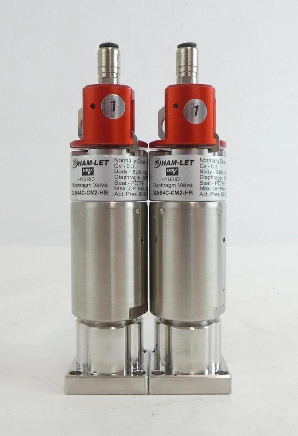 Used Ham-Let 2LNS4C-CM2-HB Hybrid Diaphragm Valve Reseller Lot of 6 Working