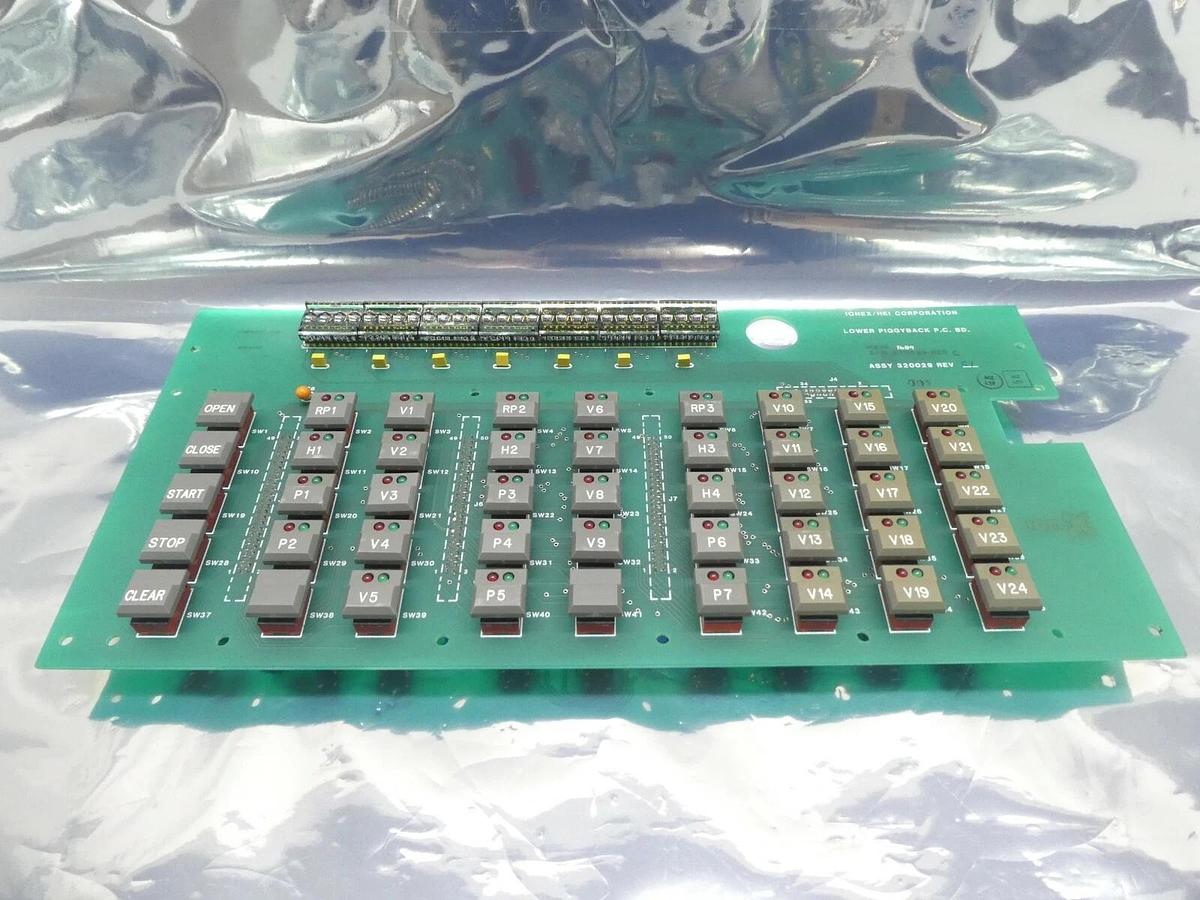 Used Ionex/HEI Corporation 320029 Lower Piggyback PCB Rev. C1 330029 Working Surplus