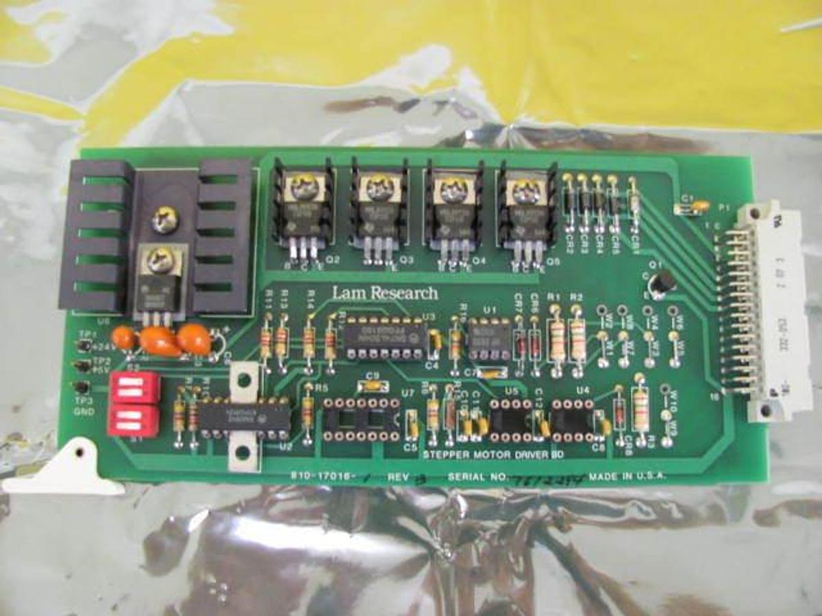 Used Lam Research 810-017016-1 Stepper Motor Driver PCB Card 4420 Etcher Working