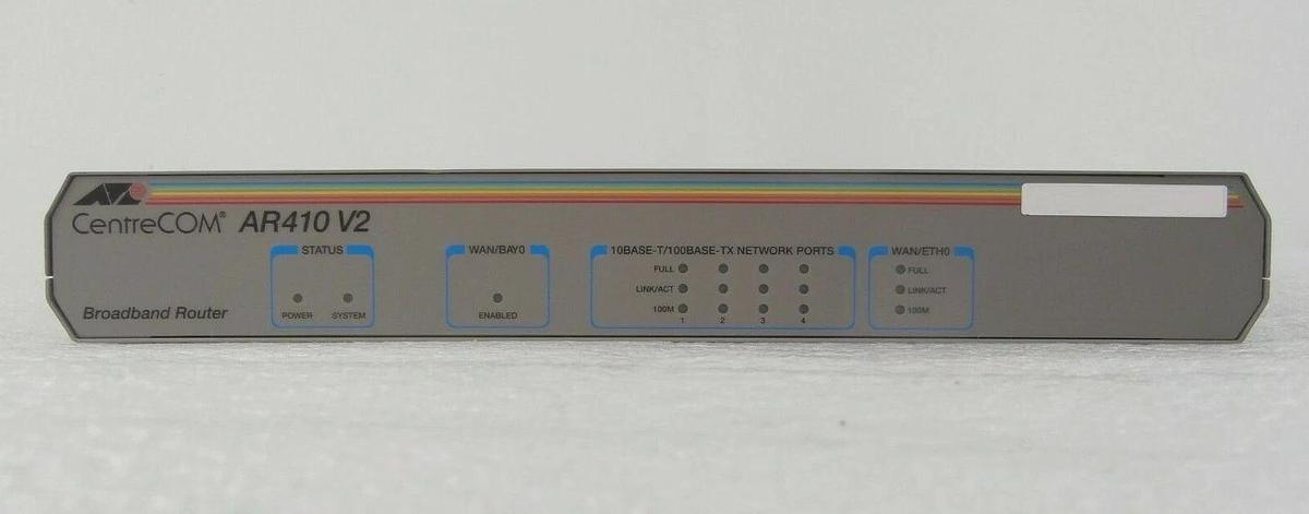 Used Allied Telesis CentreCom AR410 V2 Branch Office Router Reseller Lot of 4 Surplus