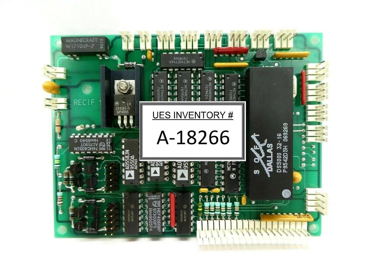 Used RECIF Technologies 9201 Micro Controller PCB IDLW8 200mm Wafer Working Surplus