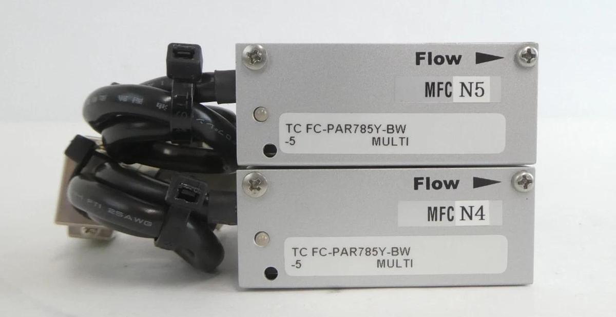 Used Aera TC FC-PAR785Y-BW-5 MFC Mass Flow Controller 2 SLM N2 Lot of 6 Working