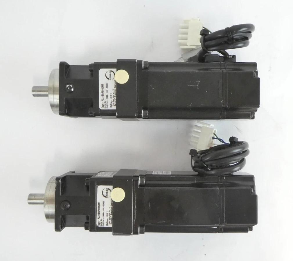 Used Yaskawa SGMAH-04AAF41 YSC-SGMAV-04-001 Servo Motor Lot of 4 Working Surplus