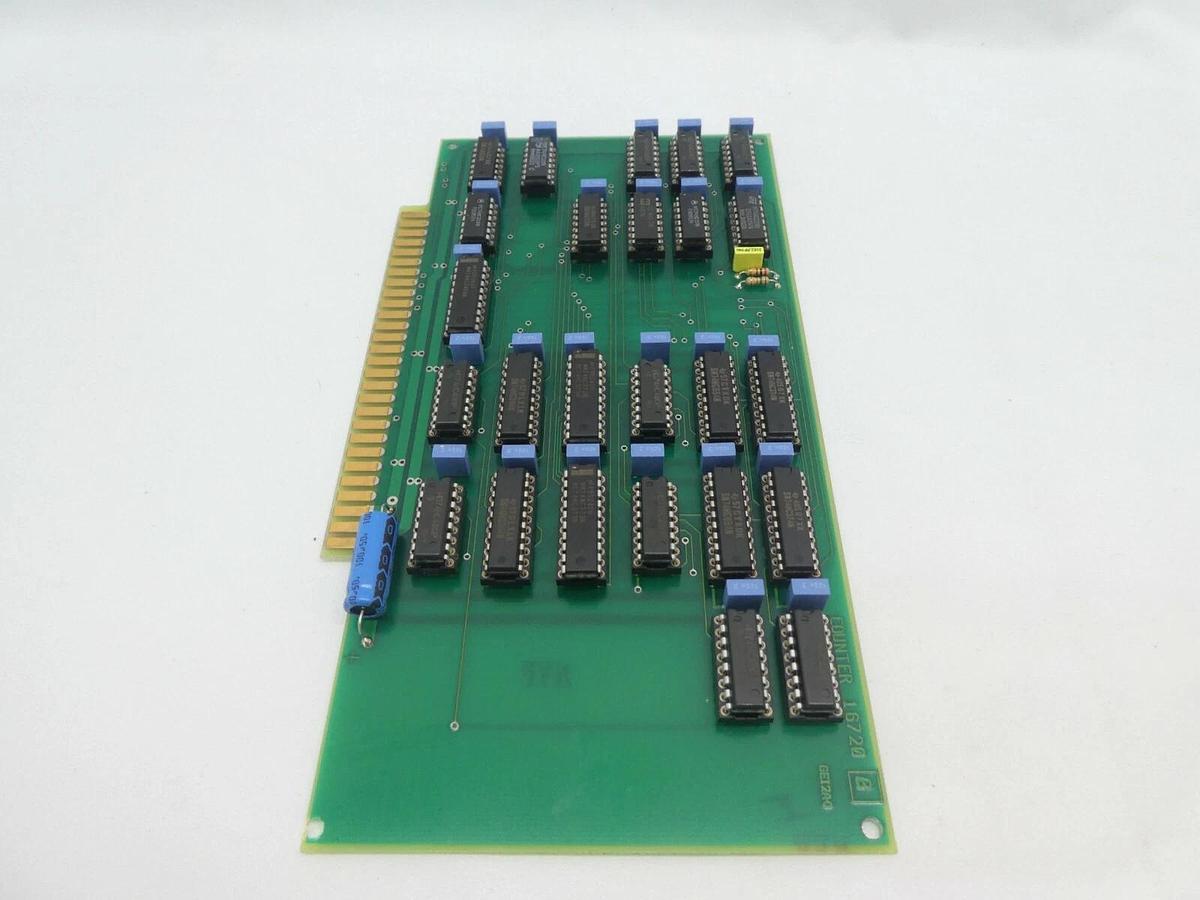 Used Varian Semiconductor Equipment VSEA 16720 Counter PCB Card Rev. B Working Spare