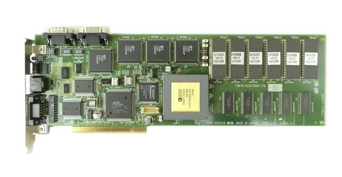 Used TEL Tokyo Electron 3D81-000028-12 Processor PCB Card TYB521-1/ADSP Working Spare