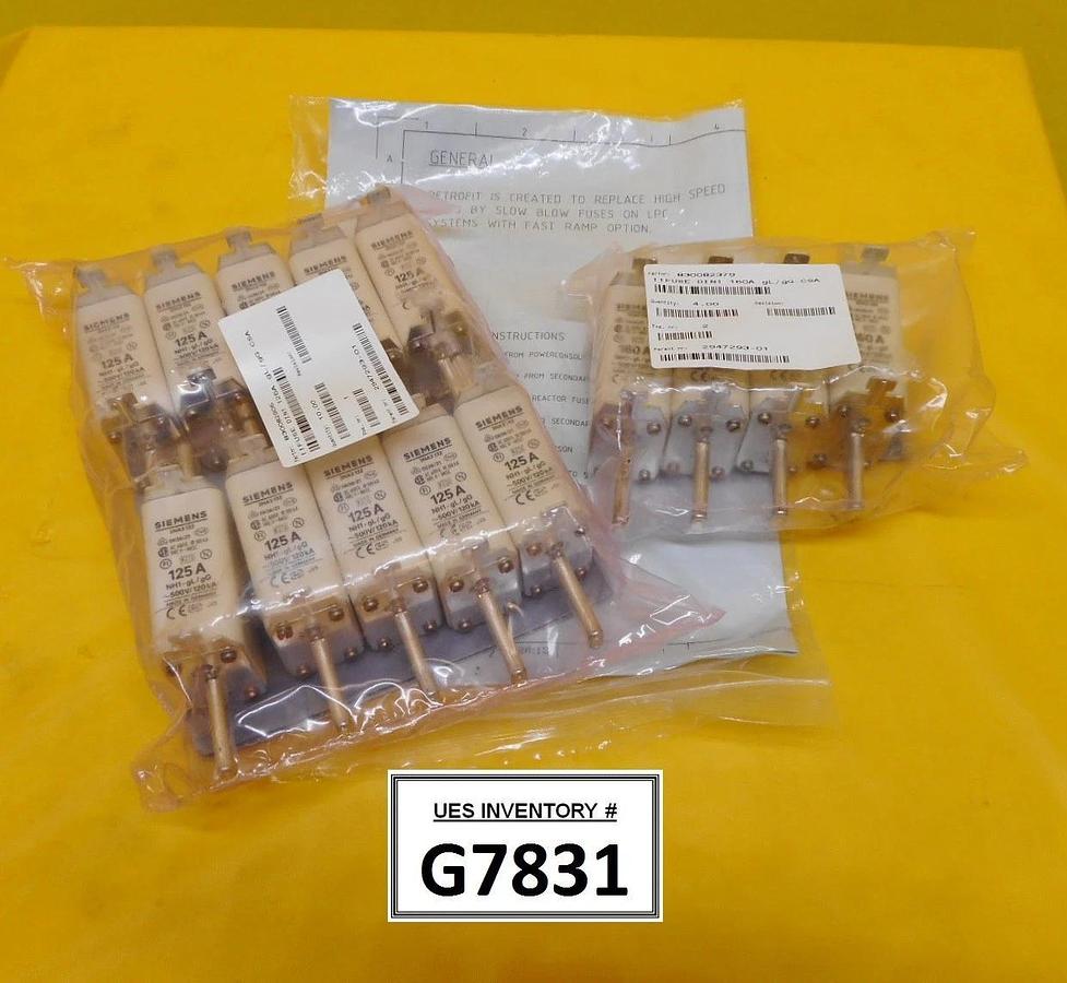 ASM 2947293-01 LPC Fuse Retrofit Kit 53KVA 125/160A Siemens 3N3A3132 3NA3136 New