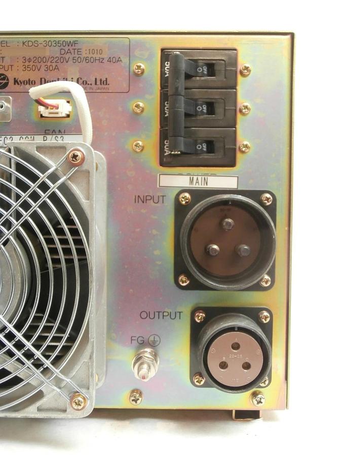 Used Kyoto Denkiki KDS-30350WF Dual Output DC Power Supply Hitachi M-712E Working