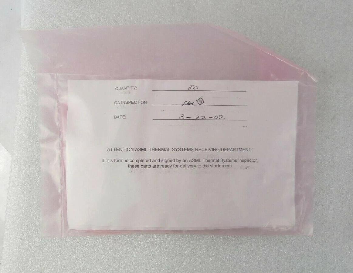 ASML Toroidal Orifice Spring and Bearing Replacement Kit Reseller Lot of 3 New