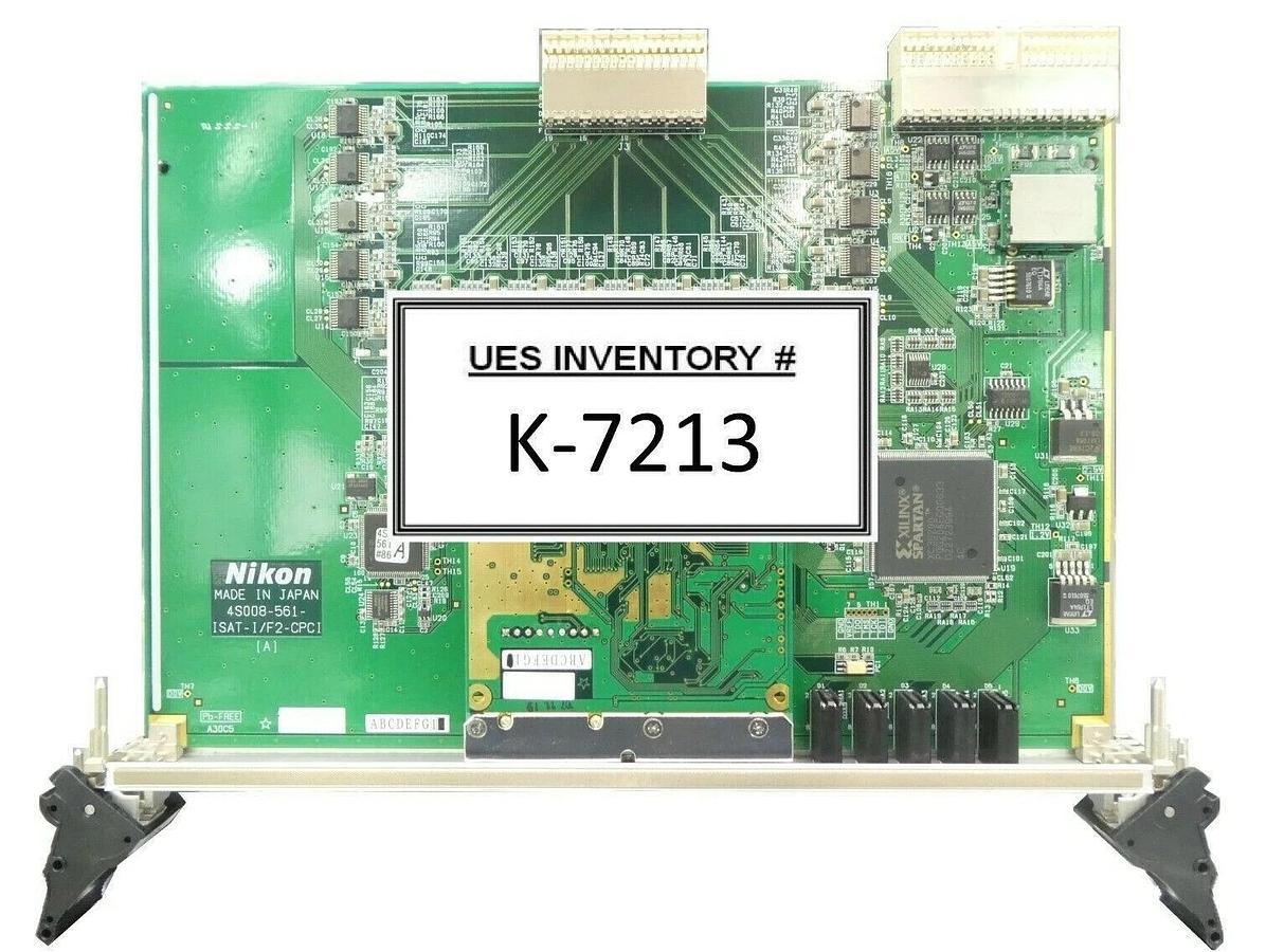 Used Nikon 4S008-561 ISAT-I/F2-CPCI PCB Card NSR FX-601F FPD Lithography System Spare