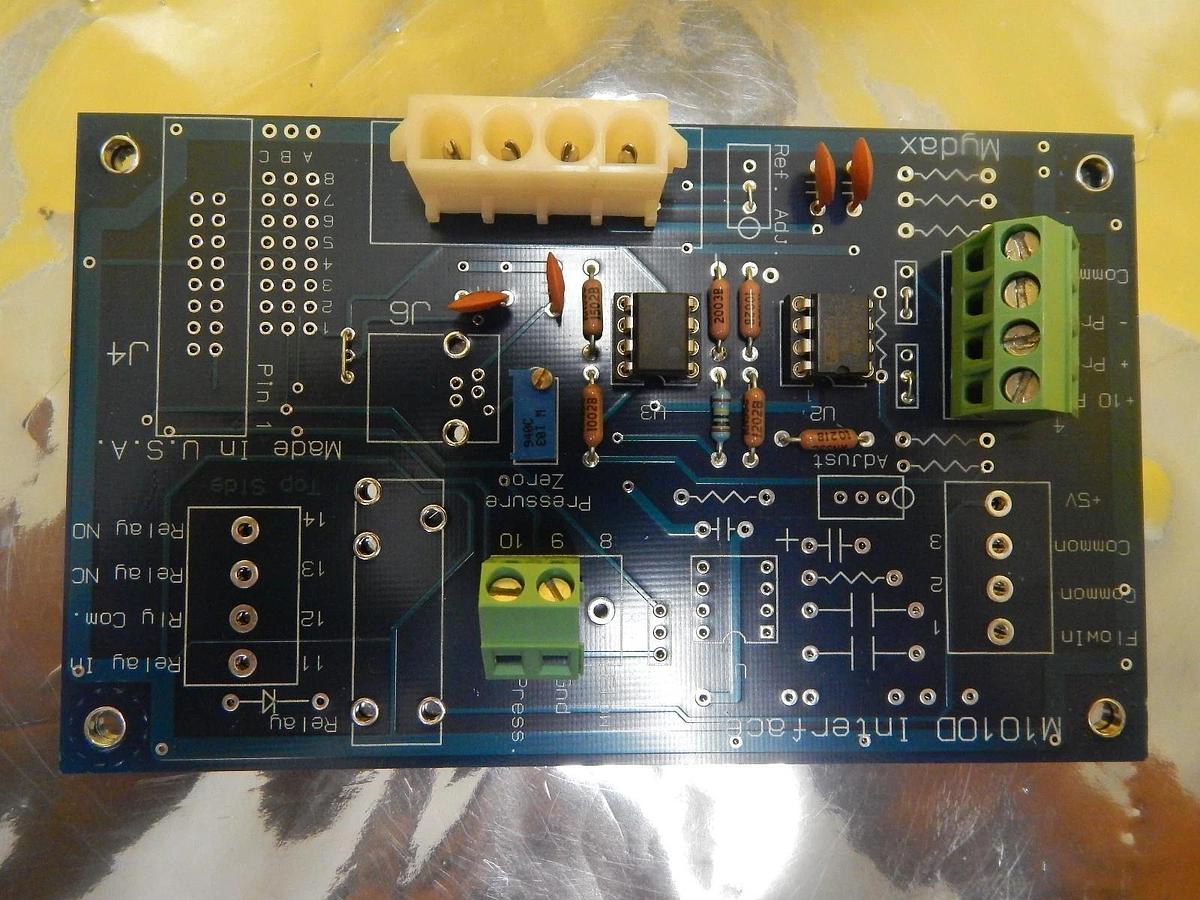 Used Mydax M1010D Flowmeter Interface Board PCB Chiller 1M9W-T Used Working