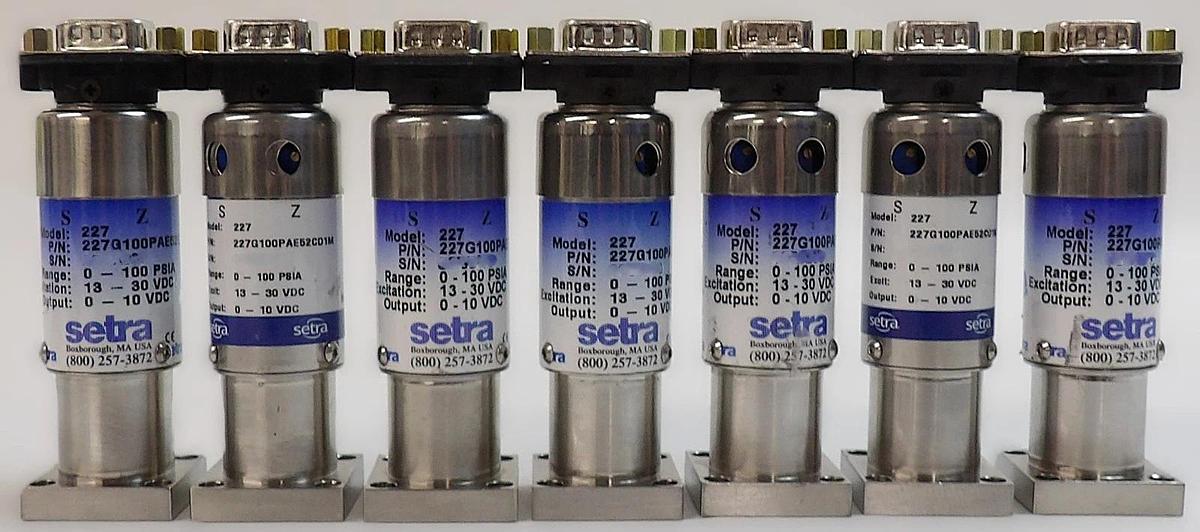 Used Setra 227 Series Pressure Sensor Reseller Lot of 12 Working Surplus