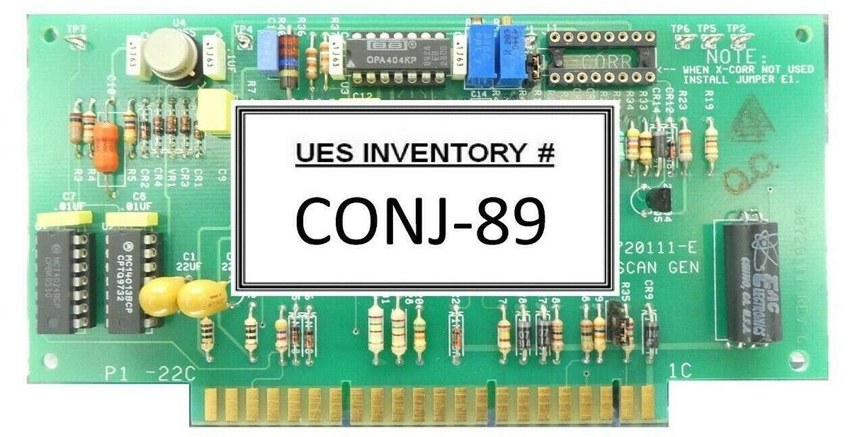 Used Brookhaven 10720111-E X Scan Gen PCB Card P1-22C Varian Ion Implant E20000185