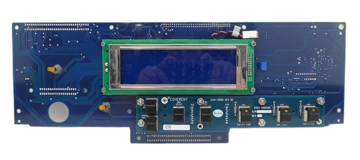 Used Coherent 1163860 AVIA-X Display Board PCB 1085023 Working Surplus