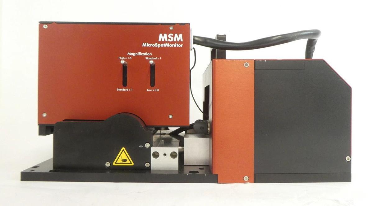 Used Primes MSM35 MicroSpotMonitor Laser Beam Diagnostics Tool Untested As-Is
