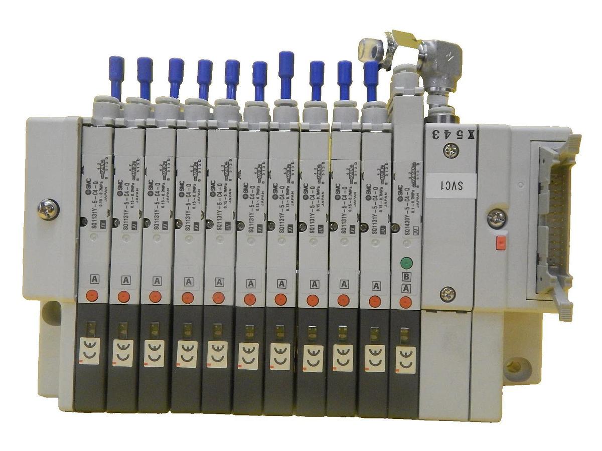 Used TEL Tokyo Electron SVC1 11-Port Manifold SMC SQ1131DY-5-C4-Q PR300Z Used Working