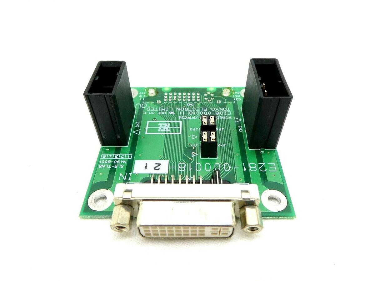 Used TEL Tokyo Electron E281-000018-21 DVI Interface PCB E2B015-11/FPCN Trias Spare