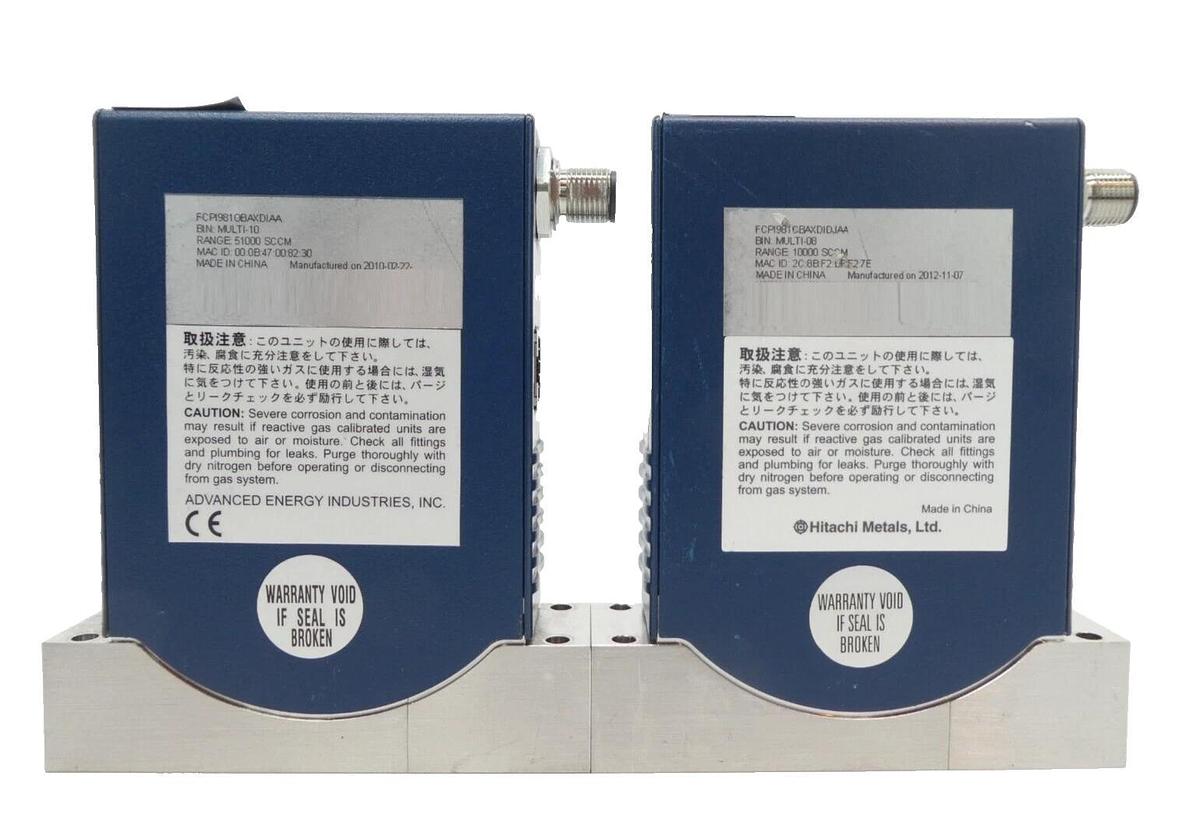 Used Aera PI-98 Series Mass Flow Controller MFC H2 Reseller Lot of 11 Working Surplus